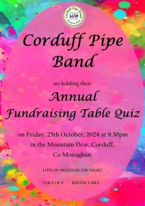 Pipe Band Table Quiz 25.10.2024