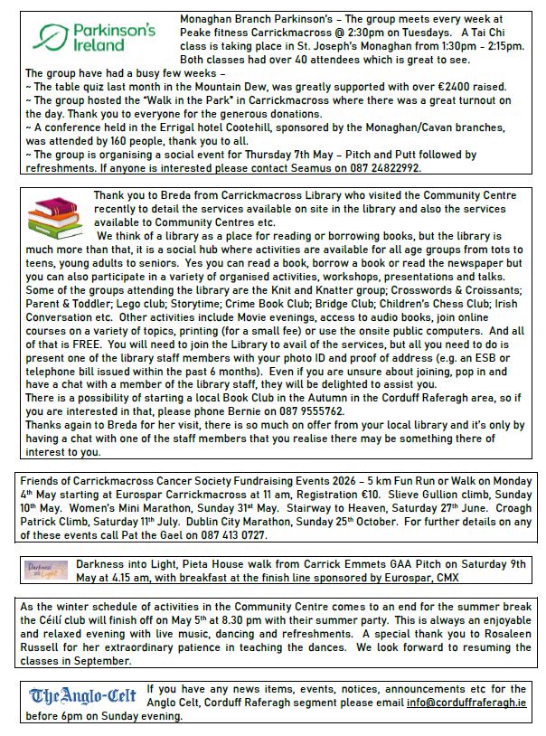 May 2026 Community Bulletin Pg 2