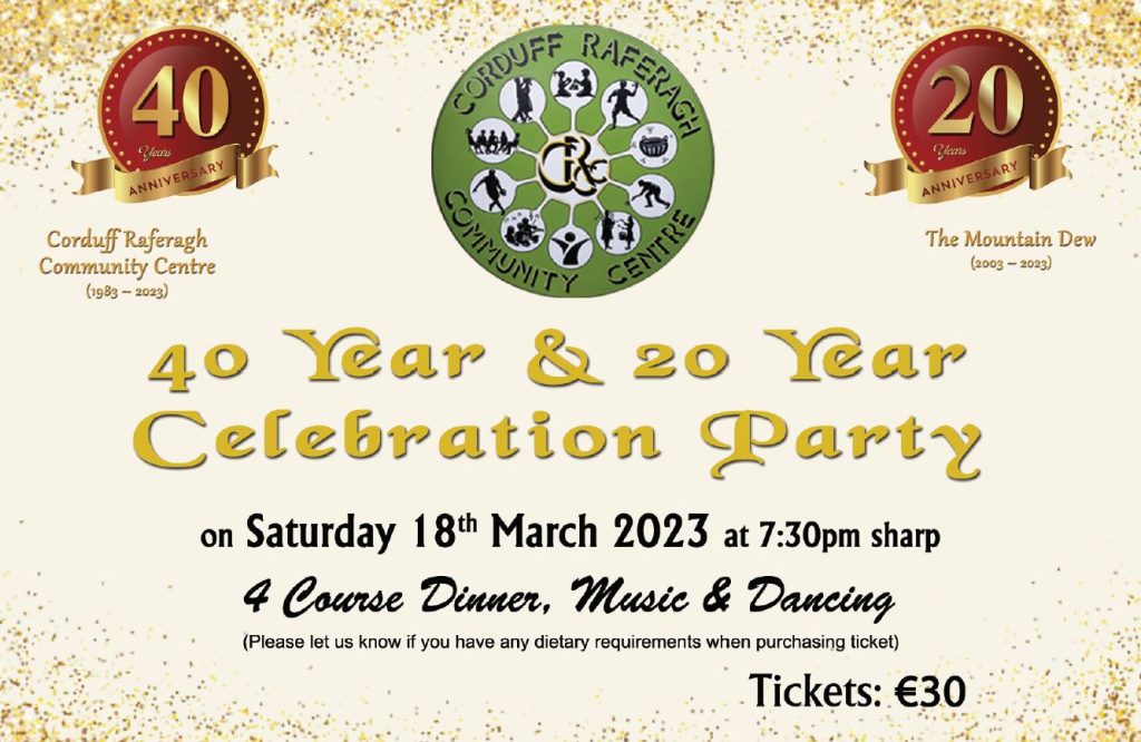 40 & 20 year Celebration