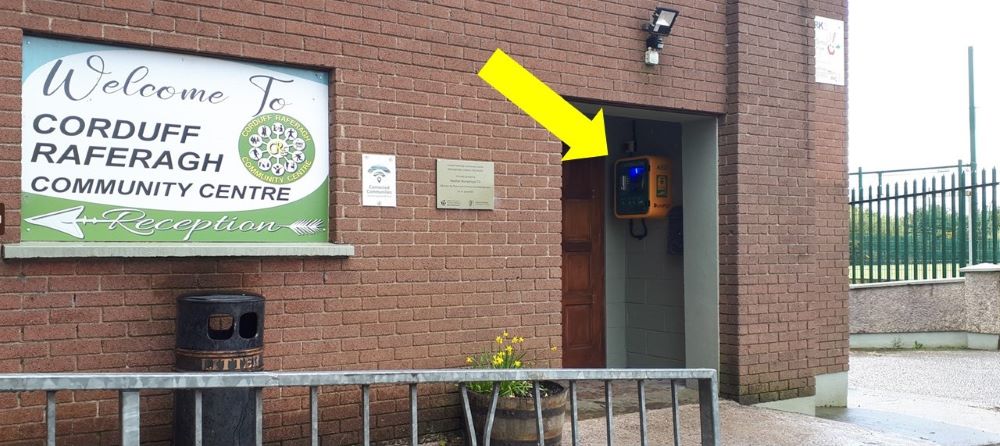 Defib and Cabinet Location