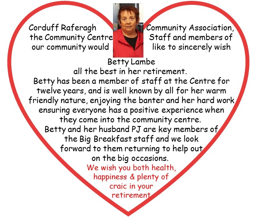Bettys Retirement
