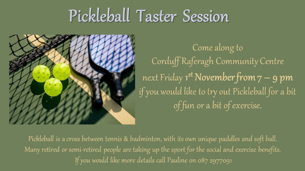 Pickleball 1st Nov 2024