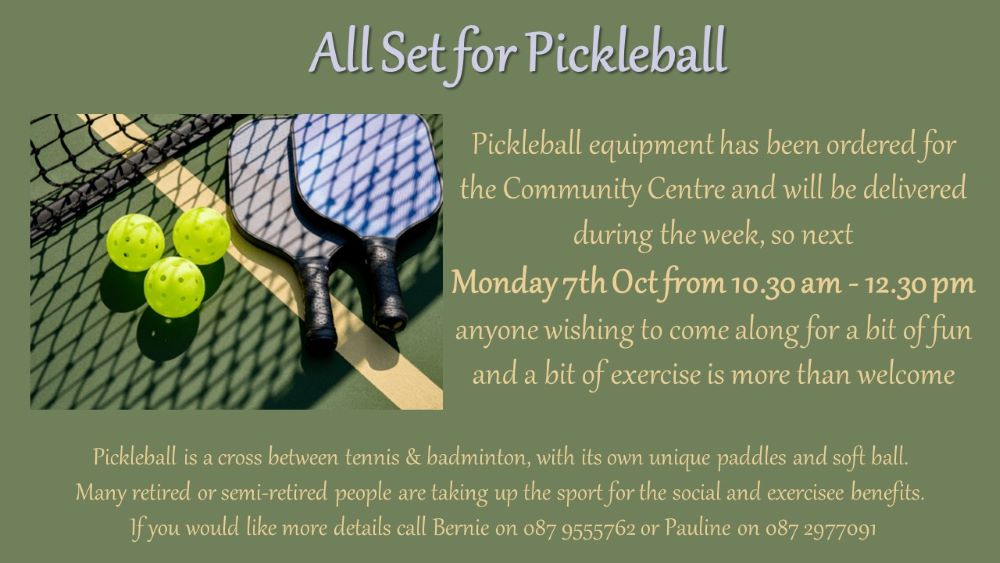Pickleball 7 Oct