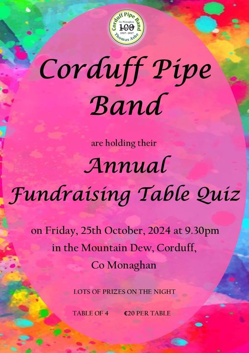 Pipe Band Table Quiz 25.10.2024