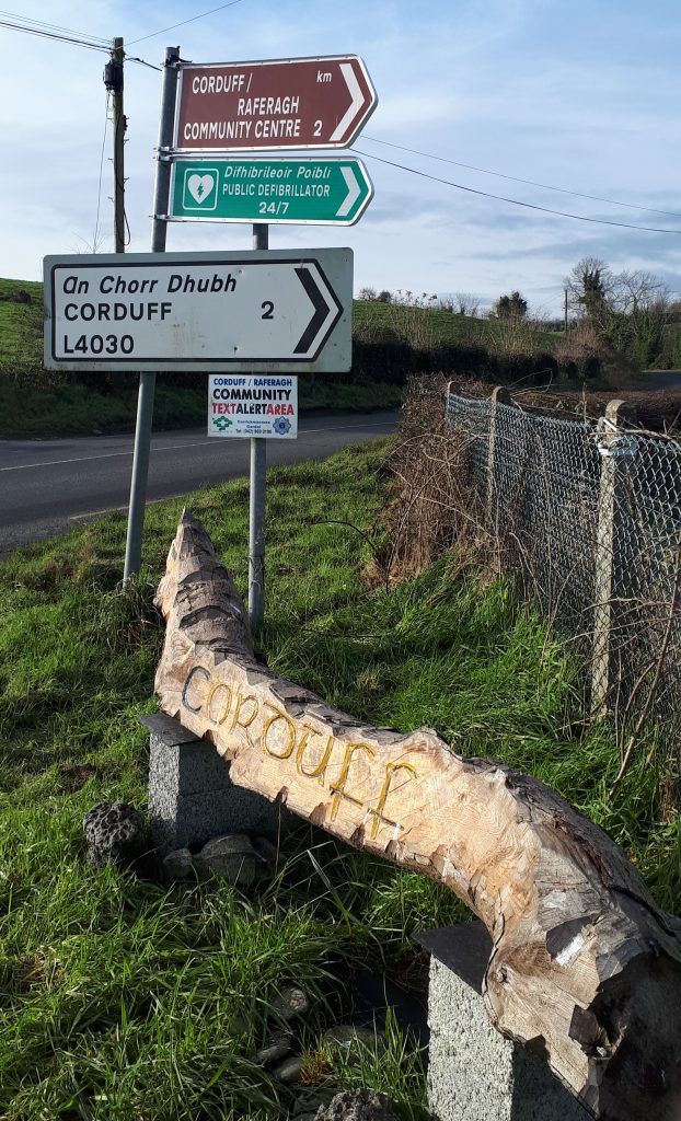 Corduff X Sign