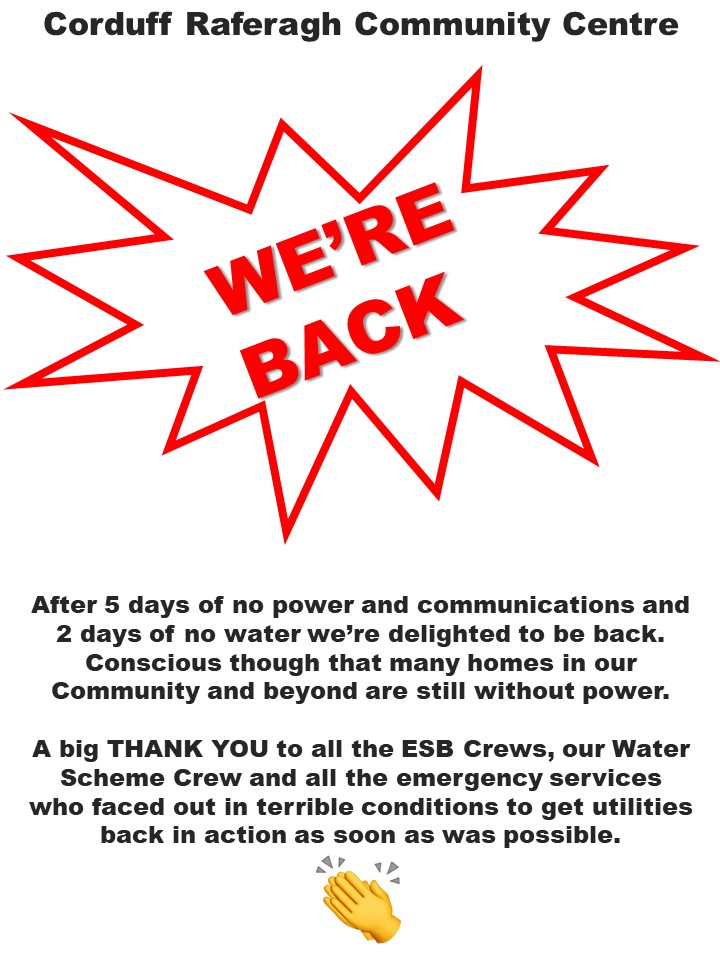 We're back 29.01.2025