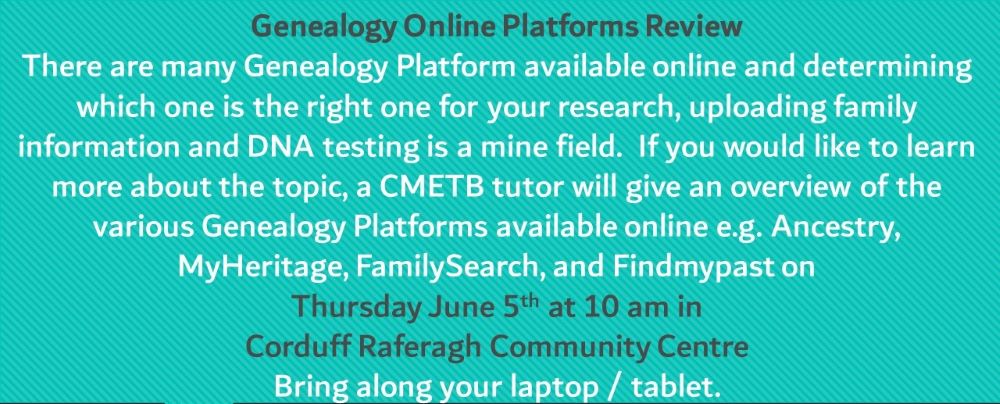 Genealogy Platforms 05.05.2025