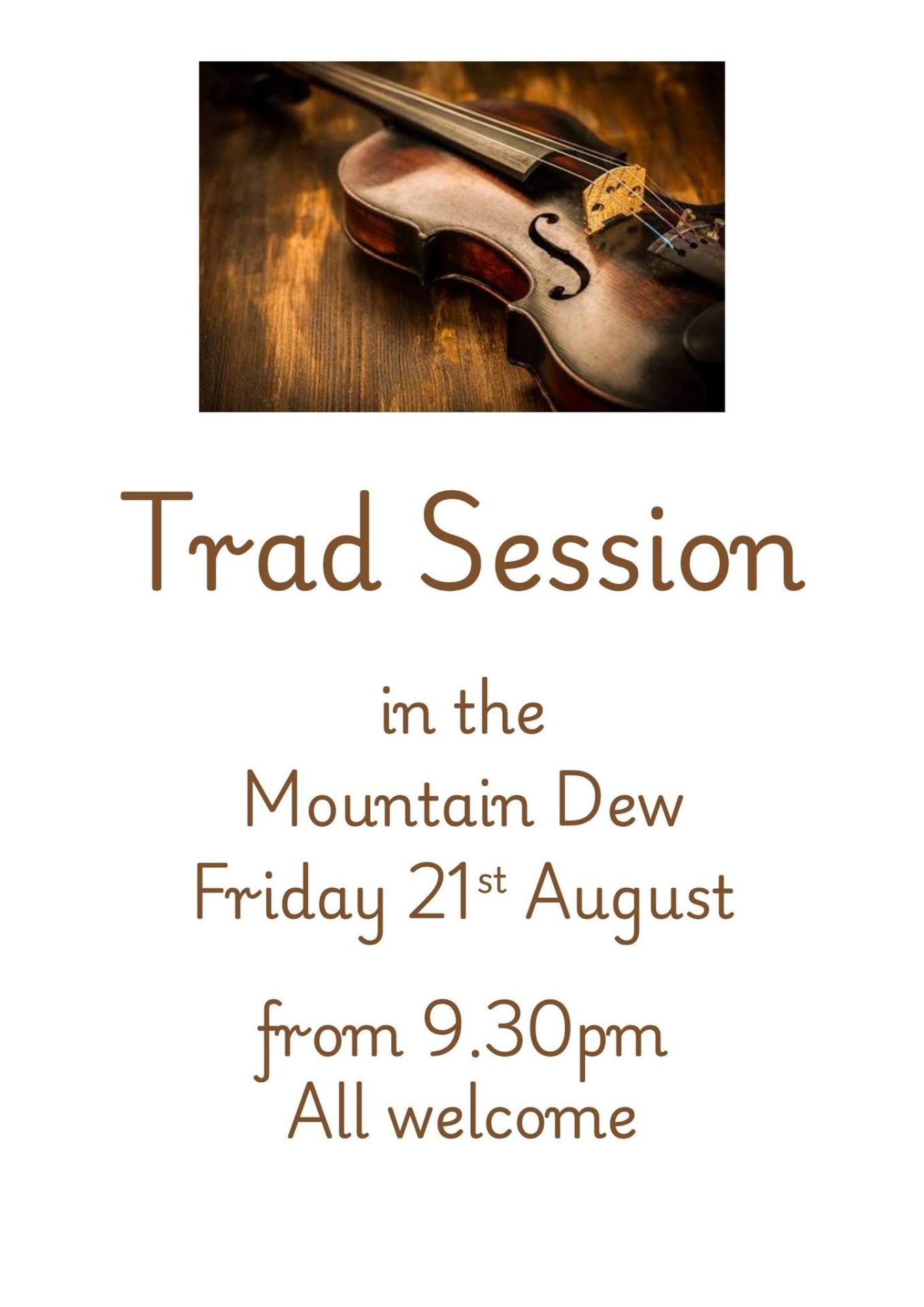 Trad Session 21.08.2026